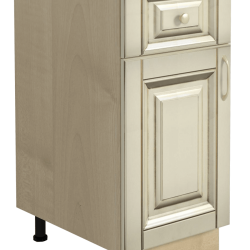 Долен шкаф Vanilla H40/87-E20, с врата и чекмедже - Кухненски шкафове